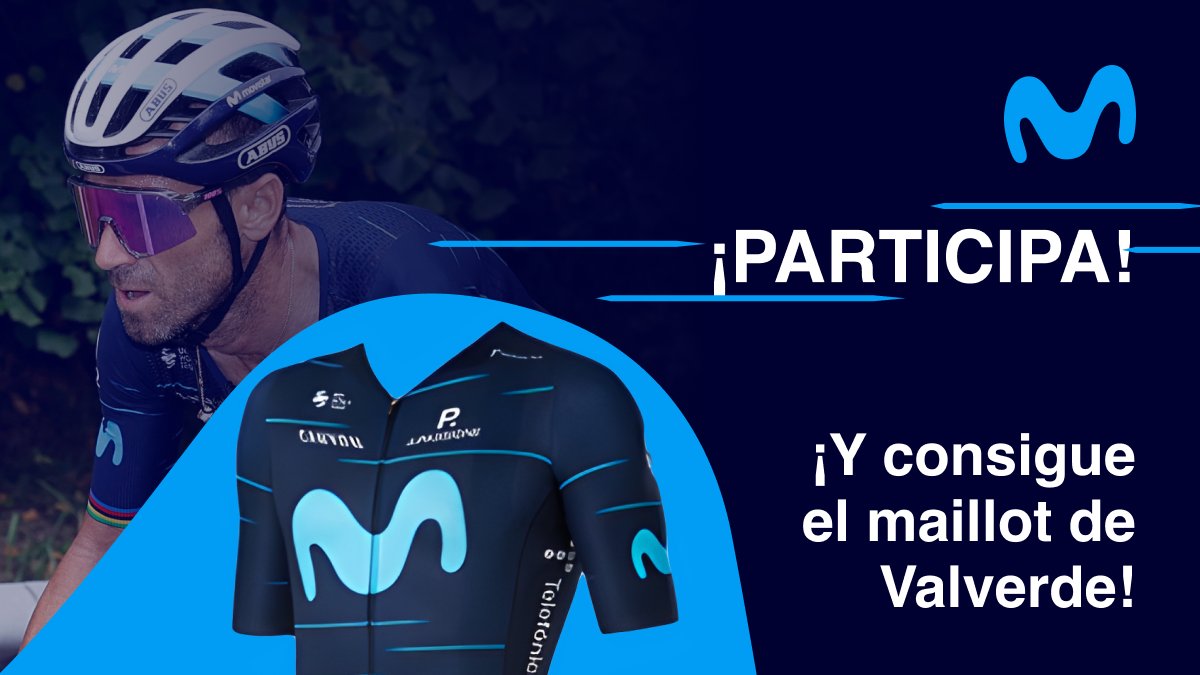 🚨¿Quieres un maillot masculino del <a href="/Movistar_Team/">Movistar Team</a> como el de <a href="/alejanvalverde/">Alejandro Valverde</a>?👕

📌¡Hay 5⃣ disponibles! 
🔁Para participar sólo tienes que hacer RT a esta publicación
📆Hasta el 12/09 a las 10:00 AM

🔥¡Participa!🔥 #GraciasBala
🔗Bases legales: bit.ly/3ezTct5