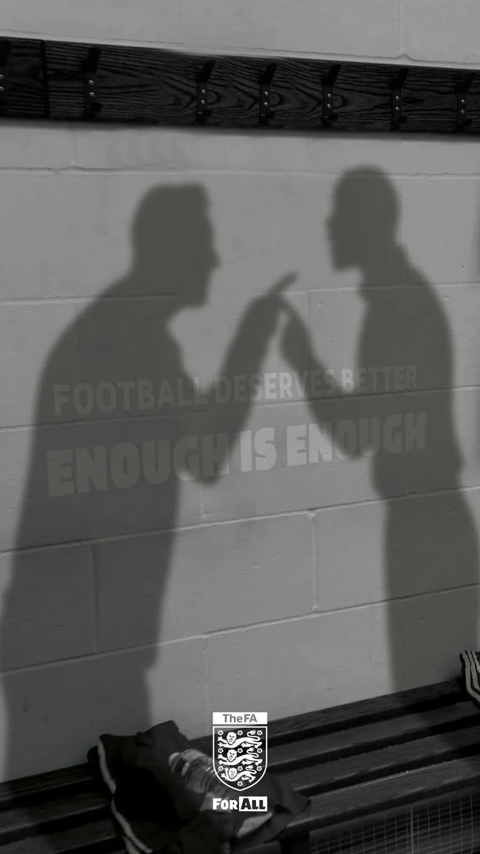 We will take action against people who spoil the game for others. There are tough punishments for poor behaviour. This is your team, your club, your league, you deserve better,  Football deserves better. Enough is enough. 
bit.ly/3pVtj9m