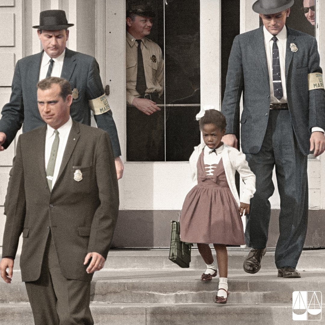 Happy birthday, Ruby Bridges. May we all find the same strength and bravery when history is watching. 