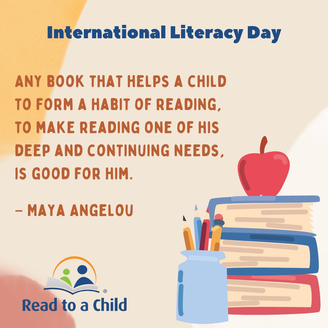 ReadtoaChild's tweet image. Today we celebrate International Literacy Day! Observed every year on September 8, International Literacy Day raises awareness for the importance of literacy as a matter of dignity and human rights.

#readtoachild #internationalliteracyday