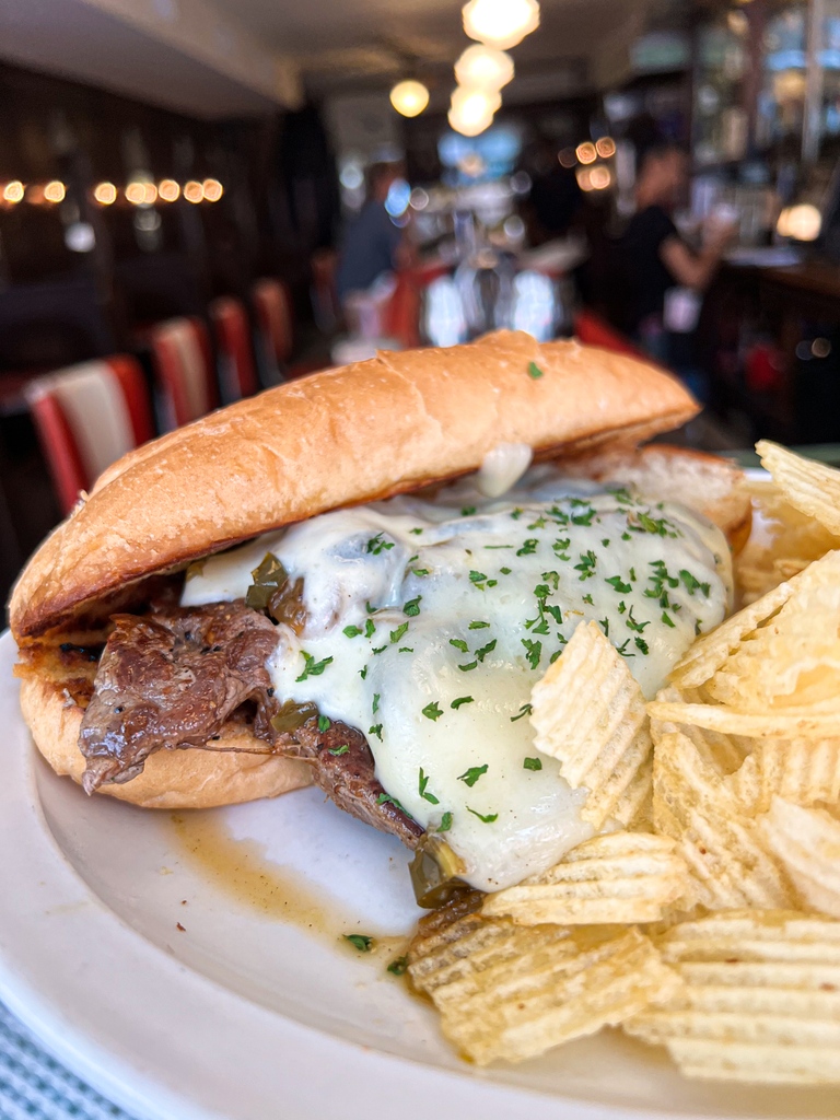 We know we can be a little cheesy sometimes...

But we're going to let our featured Sirloin Steak Sandwich takeover for us today (and, it's even cheesier; hands down.)

Available while ingredients last!