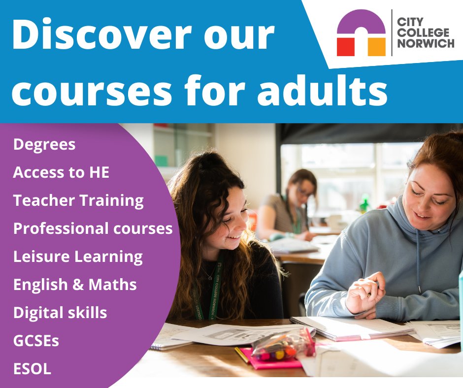 City College Norwich Higher Education (CCNHigherEd) / Twitter