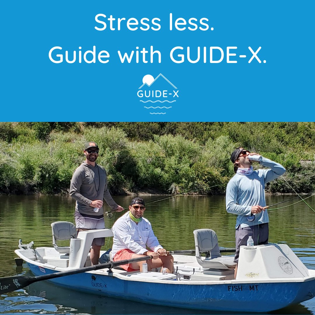 GuideXFlyFish's tweet photo. GUIDE-X was built by fly fishing guides for fly fishing guides. We want to simplify the entire guided fly fishing trip experience to facilitate better seasons for all. Learn more by visiting our profile!

#Montanaflyfishingguides #fishingguide #guidex https://t.co/kHcvjEUrJX