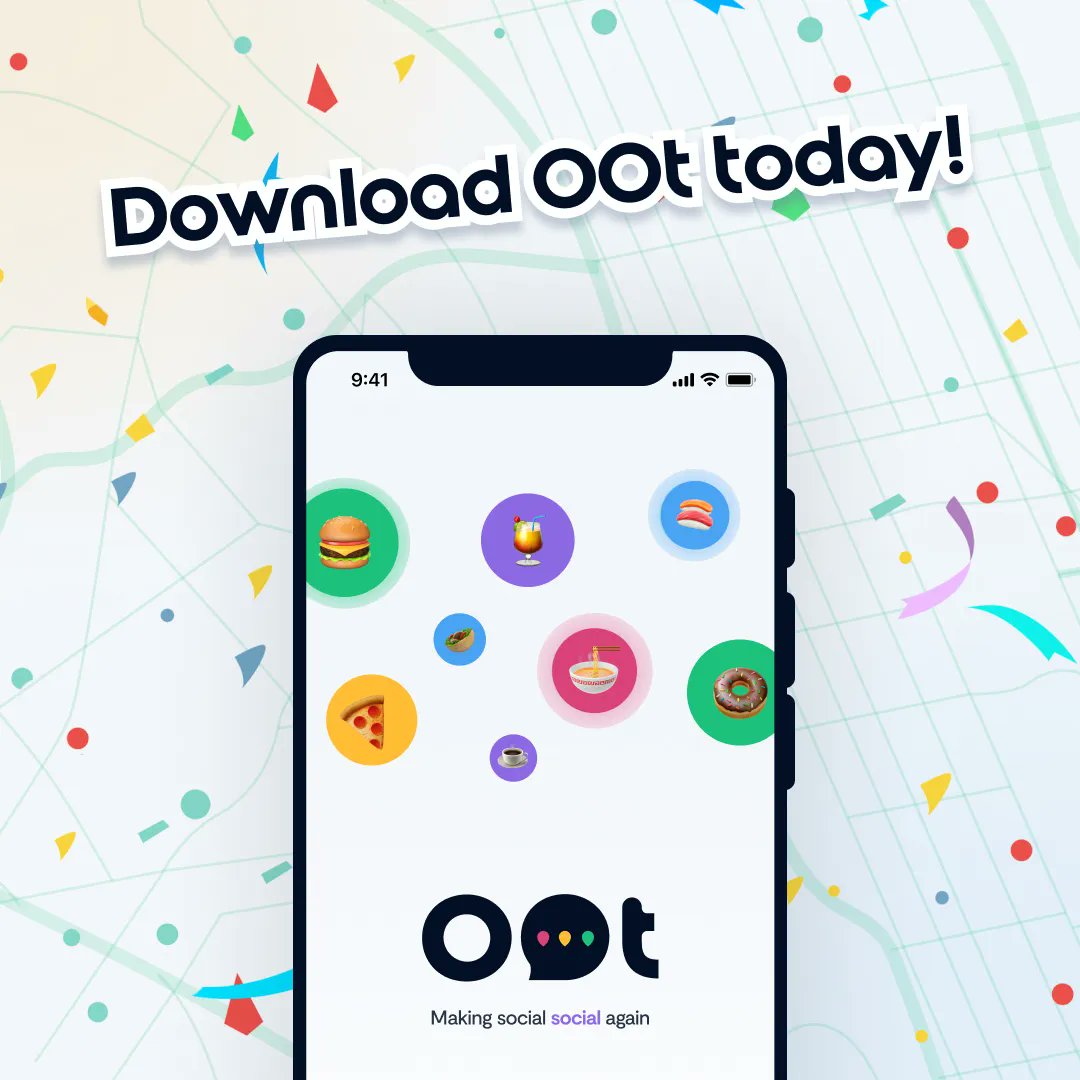 OOt_Social's tweet photo. Downloading OOt Social has never been easier- WE'RE ON THE APP STORE! 🥳🙌
If you live in Toronto, Miami, or Austin, now's the time to test our app and give us some feedback! ☺️
#socialmap #applaunch #meetnewfriends https://t.co/SD91RpADRE
