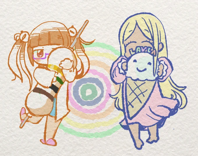 池袋晶葉とライラさんすなわちロボフレンズの絵を描いています。ときどき。 
