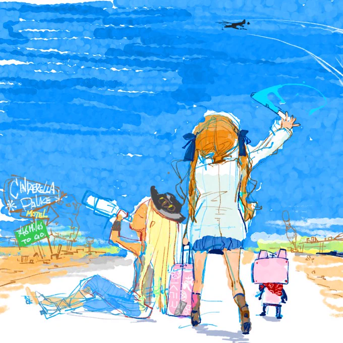 池袋晶葉とライラさんすなわちロボフレンズの絵を描いています。ときどき。 