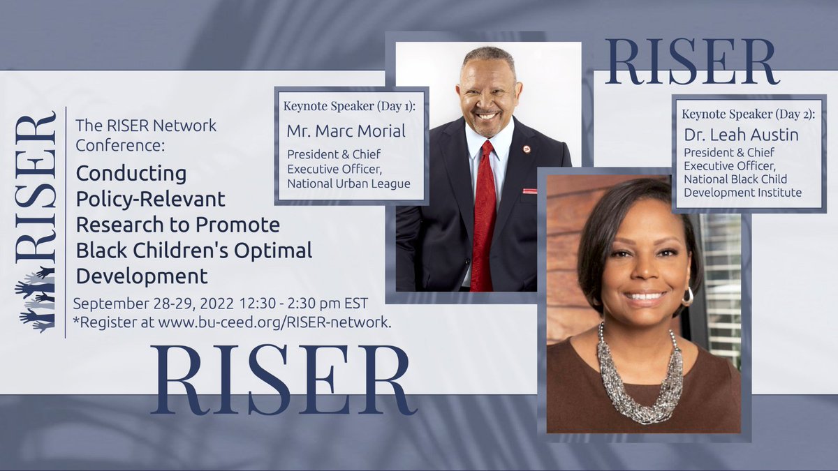 Save the date! The #FPGEquityCoalition is cohosting the RISER Network's first conference! | Conduction Policy-Relevant Research to Promote Black Children's Optimal Development | Sept 28-29 | Co-hosted by the #FPGEquityCoalition | Register: bit.ly/3vE6dr9
