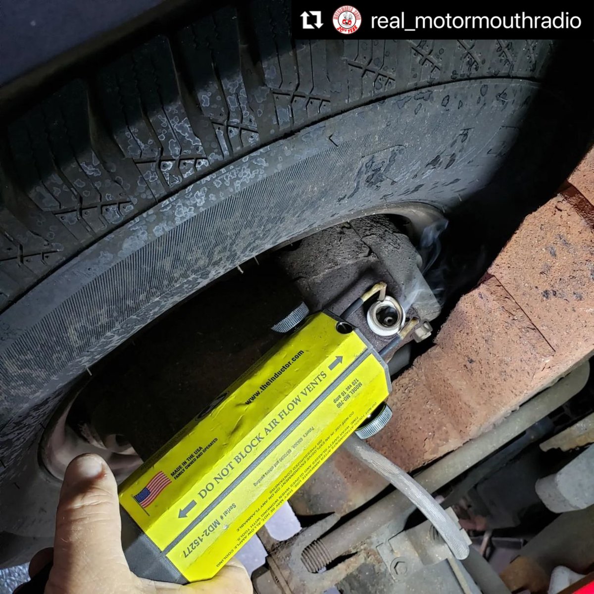 invisibleheat's tweet photo. Busting those rusty bleeders free with the Mini-Ductor II 🛠️

📷 @real_motormouthradio 

#mininductor #InductionInnovations #venom #tools #shoptools #toolsofthetrade #mechanic #mechanics #MotorMouthCars #Repost https://t.co/b6zCDwDhFE