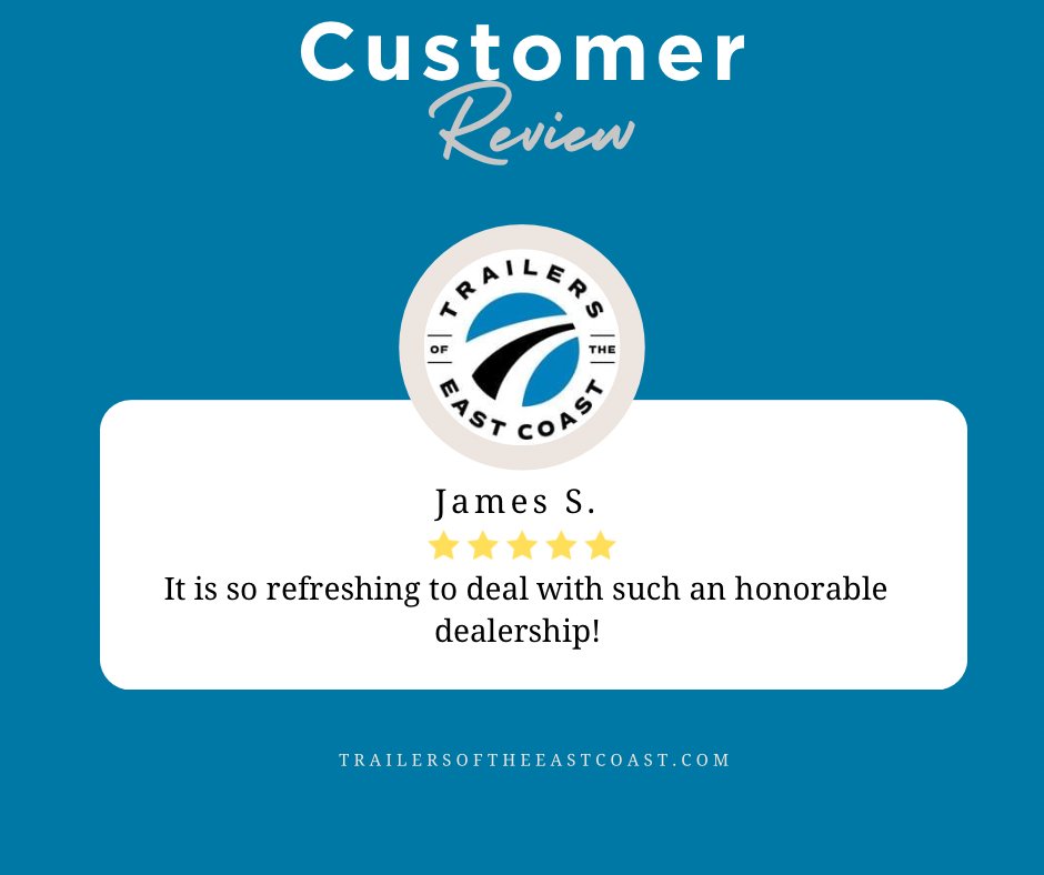 TrailersEast's tweet photo. We love to hear this, James!
"It is simple. You give people a good product or service, at a fair price, and you stand behind it. You do what you say you will do." -Bill Junker, Founder of Trailers of the East Coast
#pullahead #toec #familyownedbusiness https://t.co/m7fJKkn3Dn