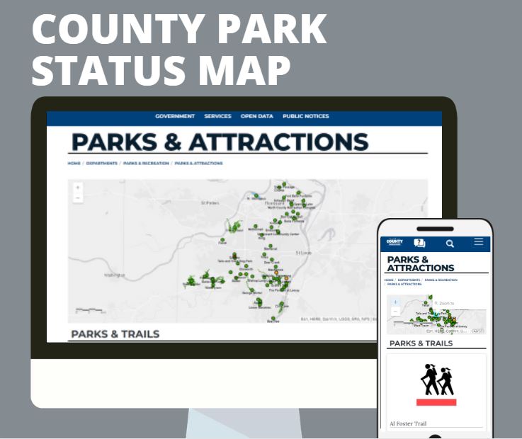 Did you know you can check the status of St. Louis County parks and trails online? ow.ly/SZNP50KgMxw