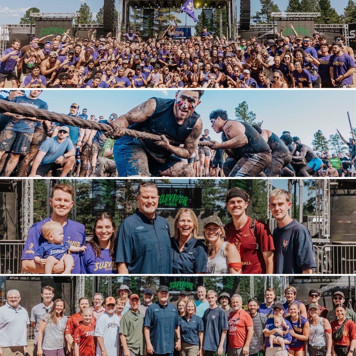 BrianSmithSr's tweet photo. π² Survivor Weekend 2022! π²
10,000 Meals Served π½
1500 Students & Survivalists πͺπΌ
160 Acre Camp Site π
20 College Campuses π
8 Tribes π
1 Trophy π
Β
Thanks everyone who helped make Survivor possible!Β
Congrats to the West Tribe for winning the Romo Cup!Β
#SurvivorWeekend https://t.co/SAEOQRcsW3