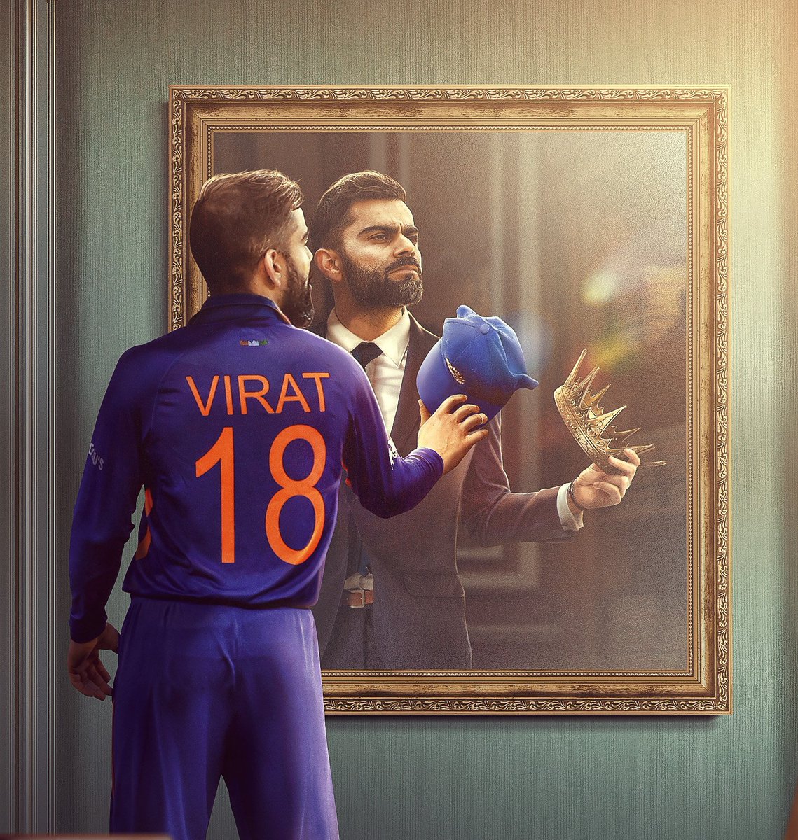 ViratFanTeam's tweet photo. He is back!

#ViratKohli 📸 @Sport360 https://t.co/ltJia63vuL