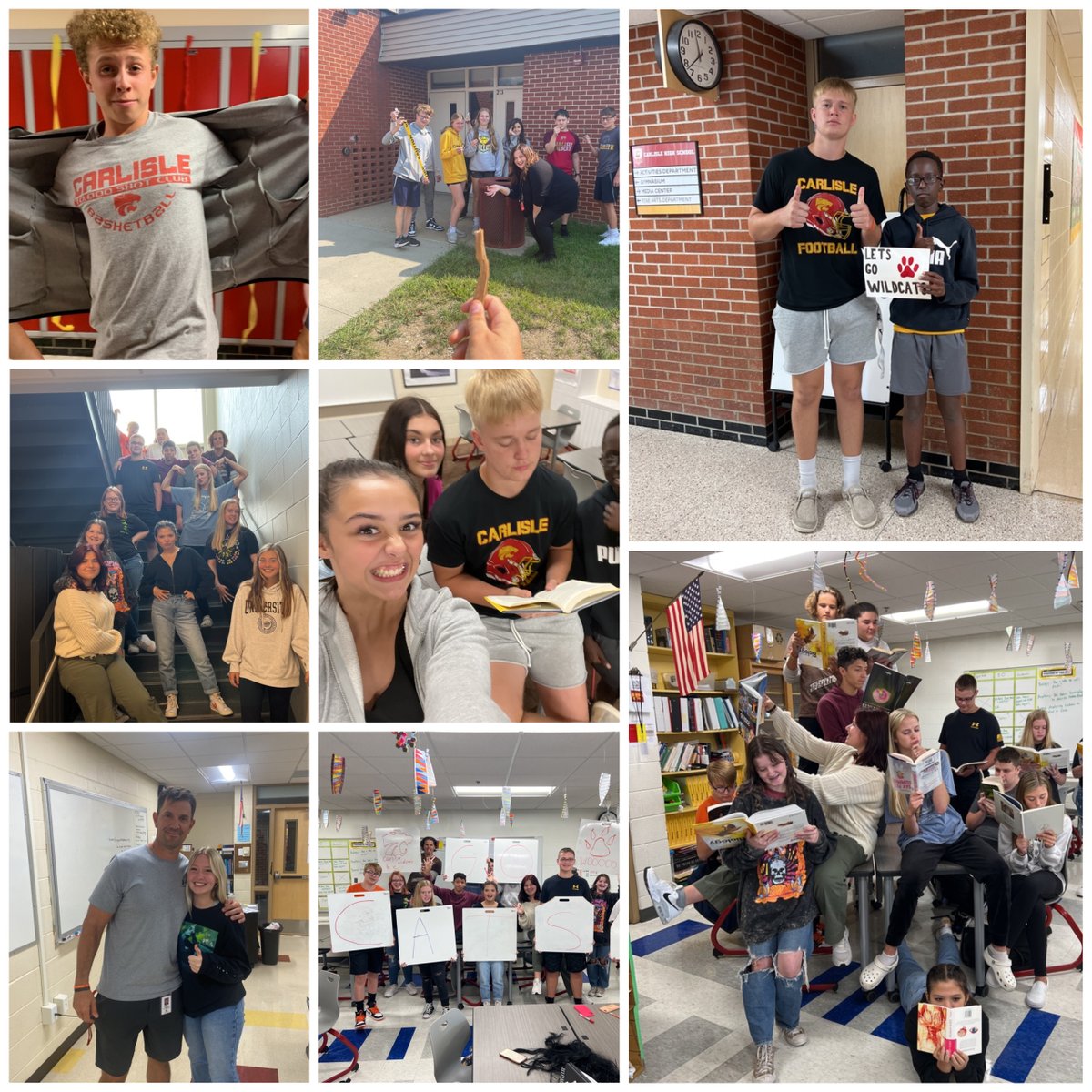 It's HoCo week at CHS! Students and staff are taking part in team-building activities! #GoCats