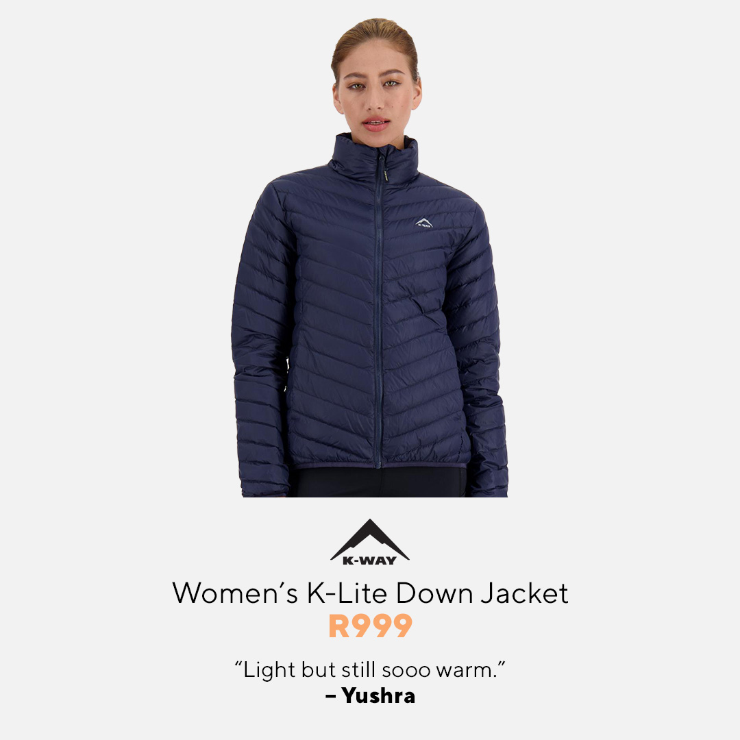 capeunionmart's tweet image. Keep it lite with jackets for the whole family☁️

Soft as a cloud, light as a feather. From spring &amp;amp; summer to autumn, K-Lite down jackets are light enough to pack small &amp;amp; take you anywhere life takes you.

🔗bit.ly/3KYVb63 

#KLite #WayBetter #AdventureStartsHere
