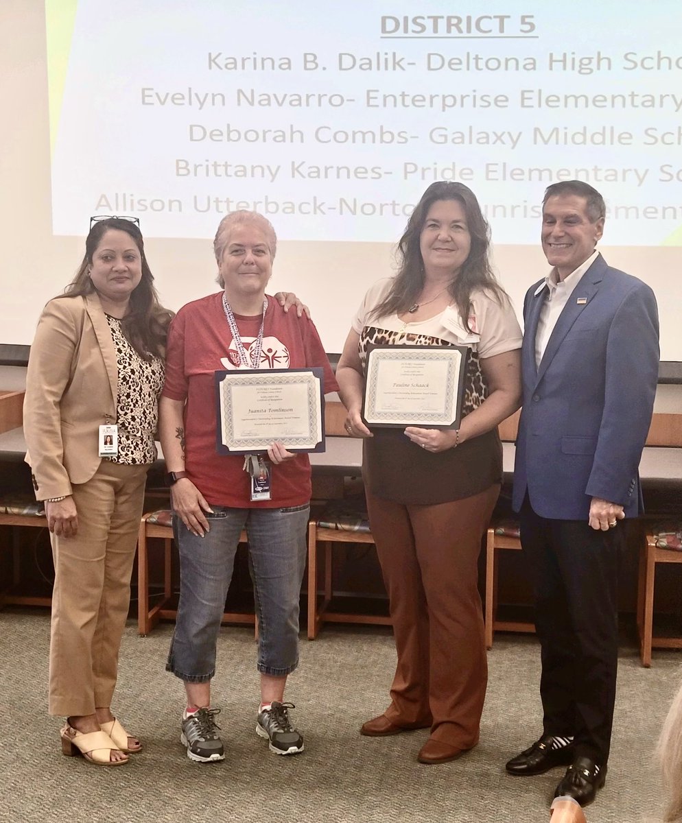 Congratulations to Mrs. Paula Schaack. 2022 Superintendent's Outstanding Achievement Award Nominee District 4! Way to go!