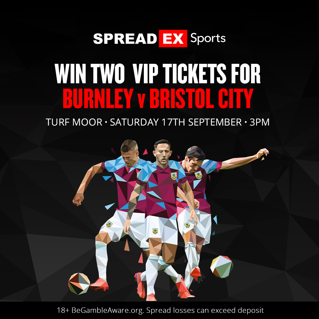 SpreadexSport's tweet photo. 🚨Competition Time🚨

How do you fancy the chance of winning 2⃣ VIP tickets to @BurnleyOfficial 🆚 Bristol City?🎟️

For the chance to win:

1⃣Follow us + Retweet this tweet!♻️
2⃣Enter your details in the entry form below⤵️
https://t.co/kHCe9ipu5F

Entrants must be 🔞 TS&amp;C's apply https://t.co/9AaAqZ1kqZ