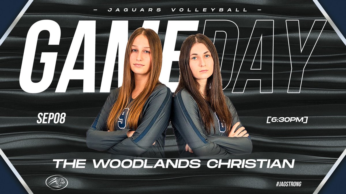 Lady Jags 🏐🏐 hosts <a href="/twcawarriors/">Woodlands Christian</a> at 6:30.  Pack out Kosberg!! #BuildingOurLegacy #JagNation