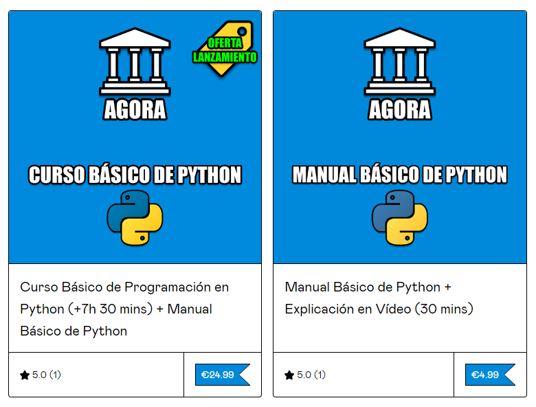 AgoraAcademProg's tweet photo. ✍️ ¿Te gustaría aprender a programar en Python? Te invitamos a probar nuestras formaciones, donde aprenderás TODO lo necesario para poder desarrollar tus propios programas en Python:

🔗 Nuestras formaciones: https://t.co/30rfl8Pq7o https://t.co/m1SPqee1Xw