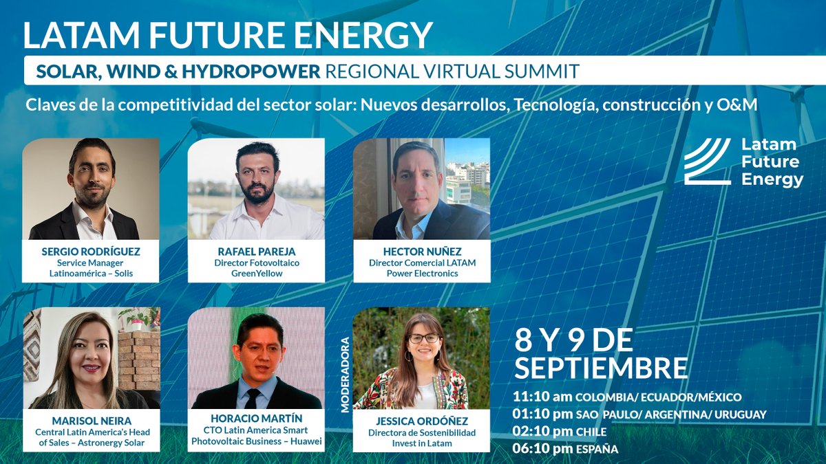 ⚡ En vivo | Panel “Claves de la competitividad del sector solar: Nuevos desarrollos, Tecnología, construcción y O&amp;M”

Ver en directo 👉  youtube.com/watch?v=llOnW1…