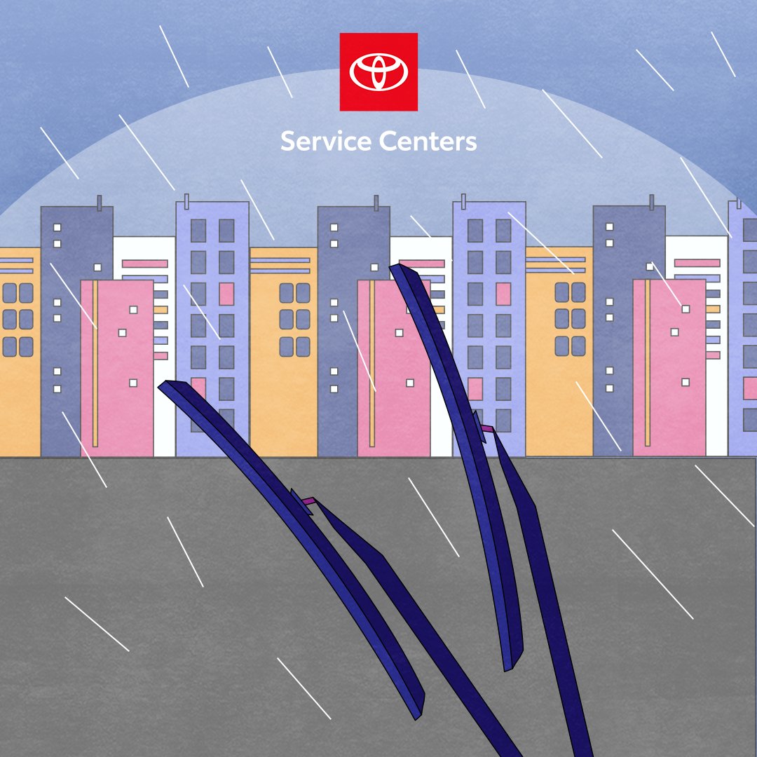 Are your wipers ready for the rainy season? Now is the time to replace them! spr.ly/6010M3sRk
