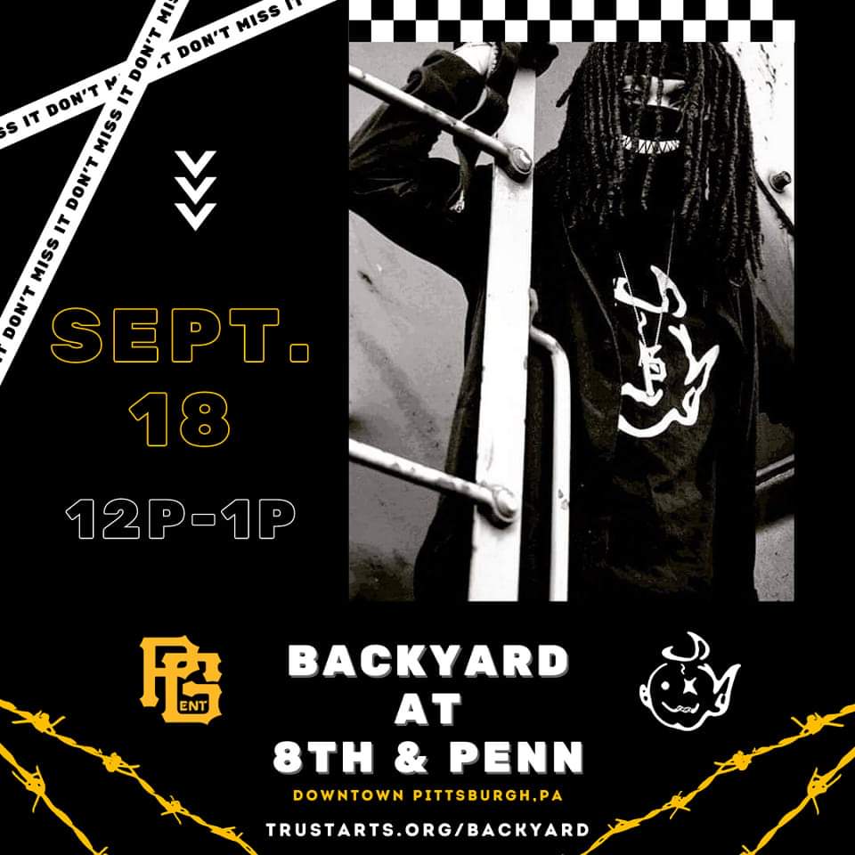 CPx3x412's tweet photo. Next up! 
This might be it for the year for me .
Sept. 18th .
Come see me rock DownTown .
A Hr long Clean set .
THERE'S LEVELS TO THIS SHXT . 
Cultural Trust presents CPx3 LIVE at the Backyard at 8th &amp; Penn .

CPx3 
@PGEntLLC
@PirateGang412
🏴‍☠️☠️🏴‍☠️ https://t.co/M2QdS9w4oE