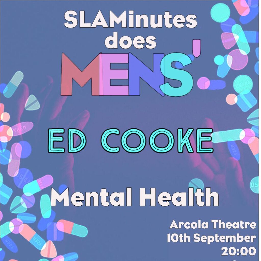#13 in #SLAMinutes does #mens #mentalhealth is the amazing #actor &amp; #playwright @edcooke_ @_edcooke
.
THIS SATURDAY, <a href="/arcolatheatre/">Arcola Theatre</a> raising money for Mind
.
TIX in bio &amp; buff.ly/3PFFLEQ
.
#theatre #spokenword #poetry #writing #newwriting #performance #MentalHealthAwaren…