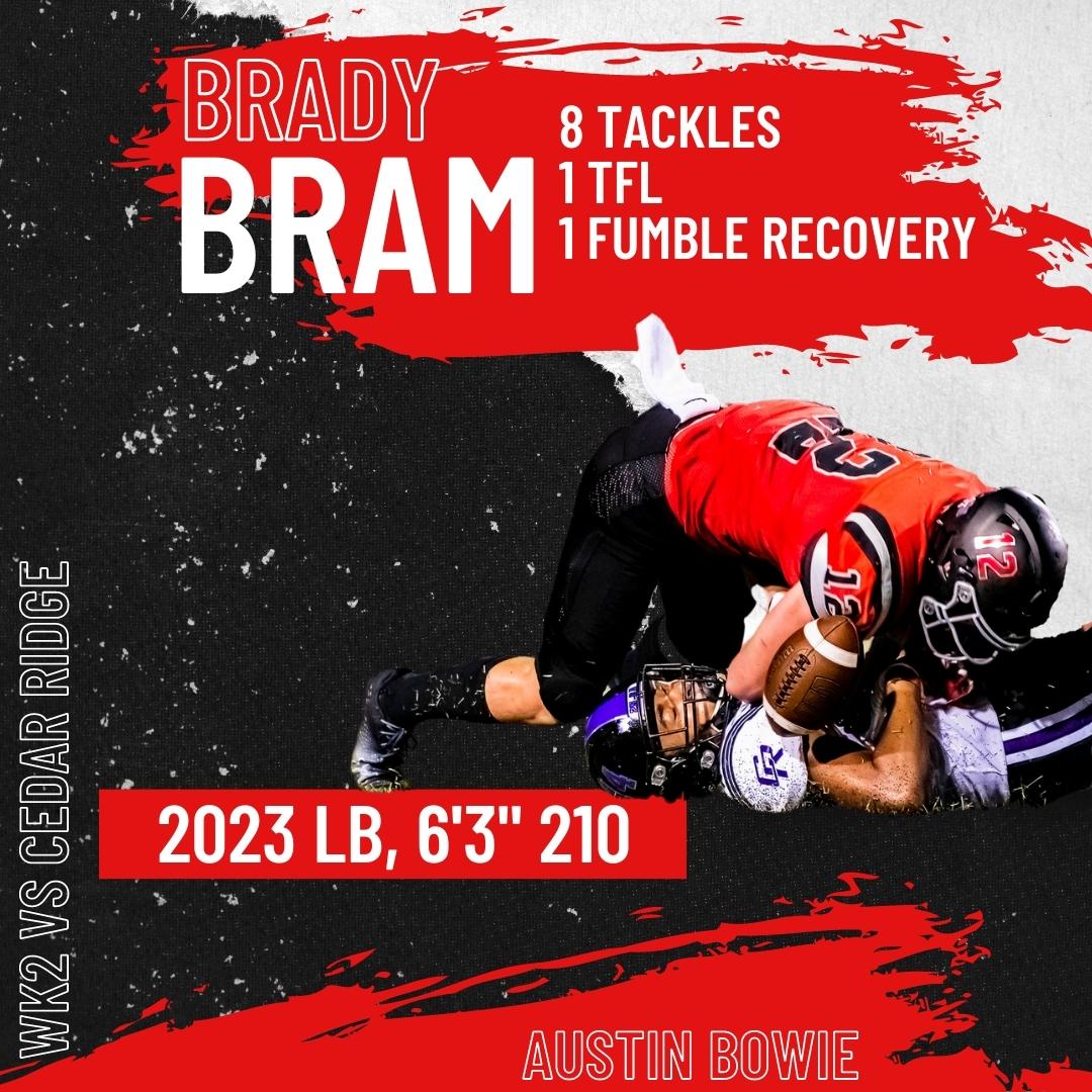 bowie_football's tweet photo. Captain @brady_bram leads the @BowieDawgs defense to a 2-0 start! @BamPerformance @Centex_Recruits @LoneStarPrepsTX @FlxAtx #rep512 #recruit512 
Photo Credit: @hdfphoto https://t.co/hE5nZsI8nH