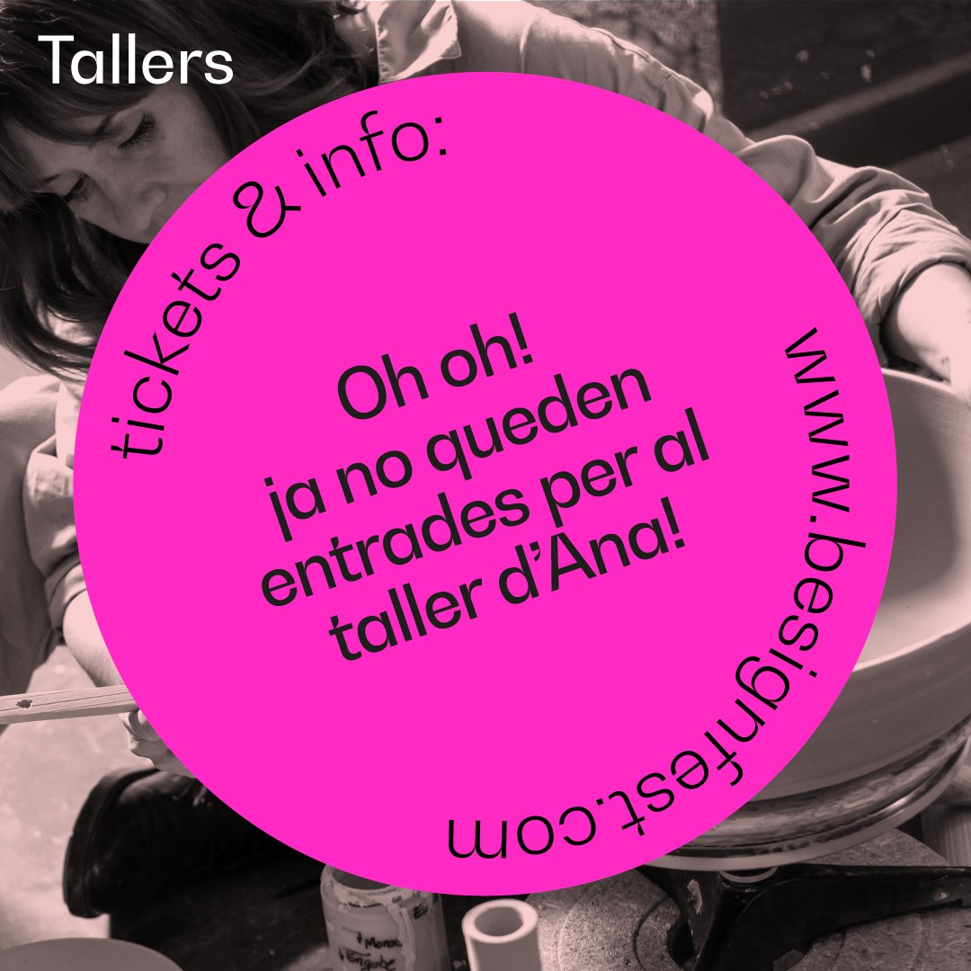 Oh no! Entrades exhaurides per al  taller d'<a href="/Ana_illueca/">Ana illueca</a>.