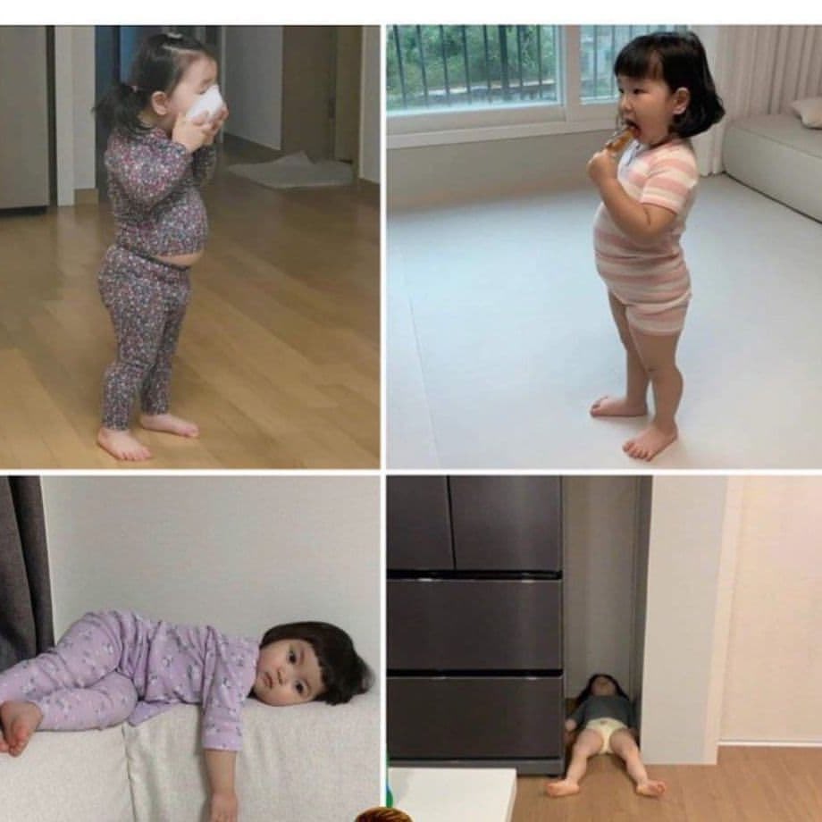 -Creo que debería hacer ejercicio

Yo todo el día: