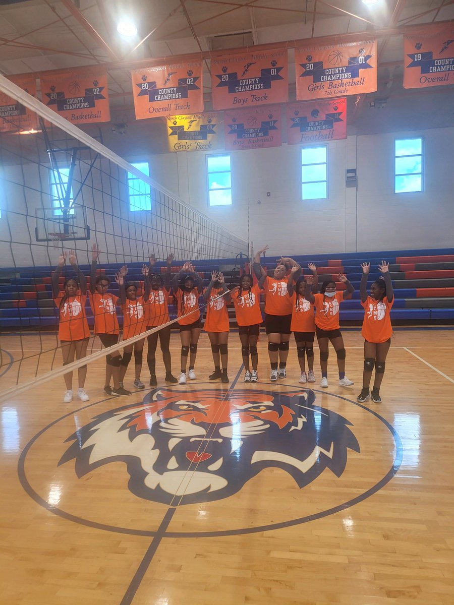 North Clayton Middle Athletics (@ncms_sports) on Twitter photo Greetings from a Lady Tigers Volleyball team! They’re using this bye week to get better and build more team chemistry! We are extremely proud of them and their hot start! Let’s keep it up!!! #WeAreNorthClayton <a href="/ccpsathletics1/">CCPS Athletics</a> Greetings from a Lady Tigers Volleyball team! They’re using this bye week to get better and build more team chemistry! We are extremely proud of them and their hot start! Let’s keep it up!!! #WeAreNorthClayton <a href="/ccpsathletics1/">CCPS Athletics</a>