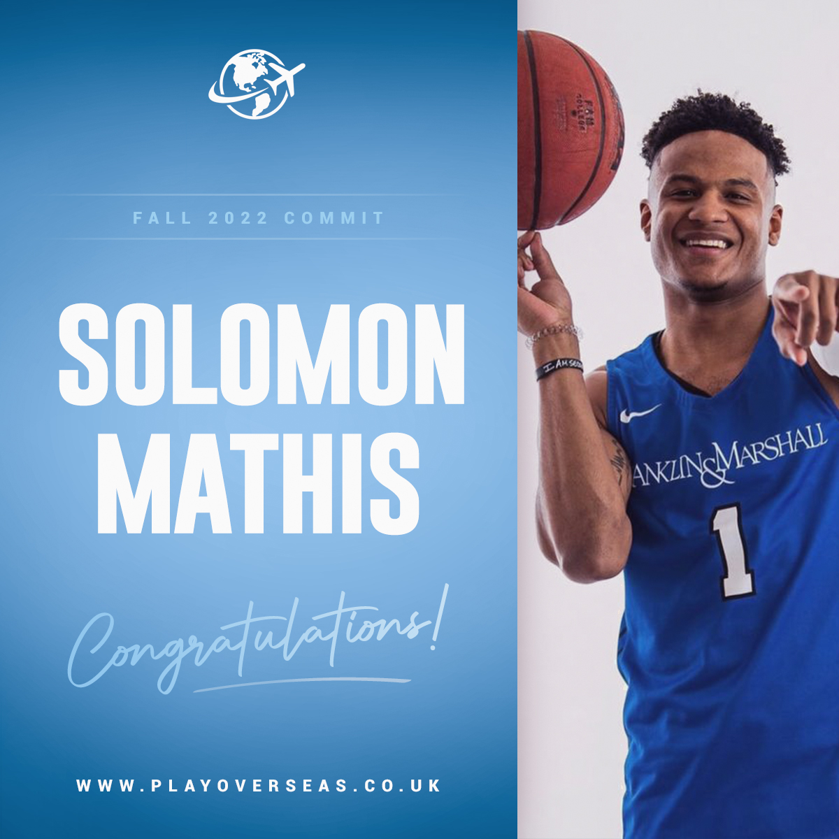 playoverseas's tweet image. Solomon is heading overseas! 🏀✈️🇬🇧

The former @fandmMBB guard will be arriving in England this weekend to continue his basketball career and pursue his master's degree in Business and Management.

Congratulations, @Solomon0Mathis!