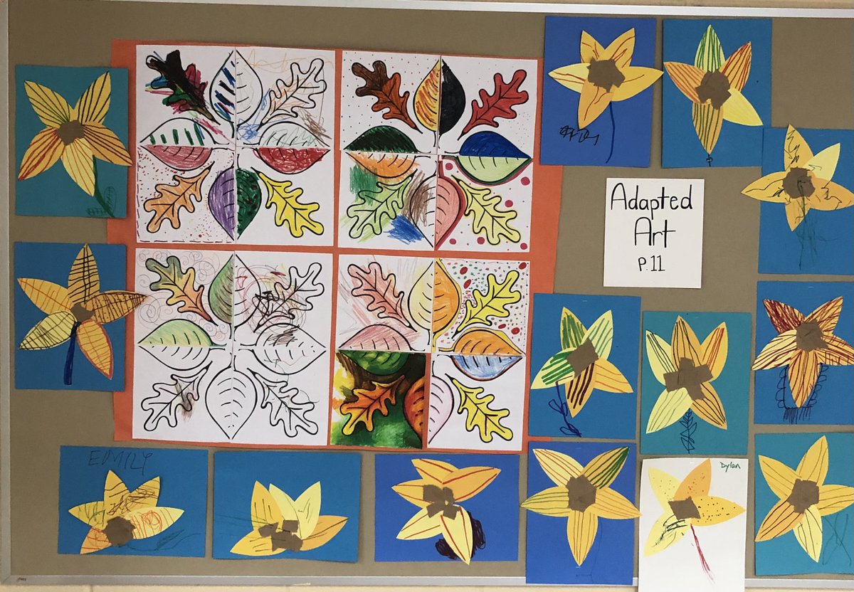 OLHSart's tweet photo. Adapted Art Display…. #OLHSart https://t.co/GlZmfP7GUQ