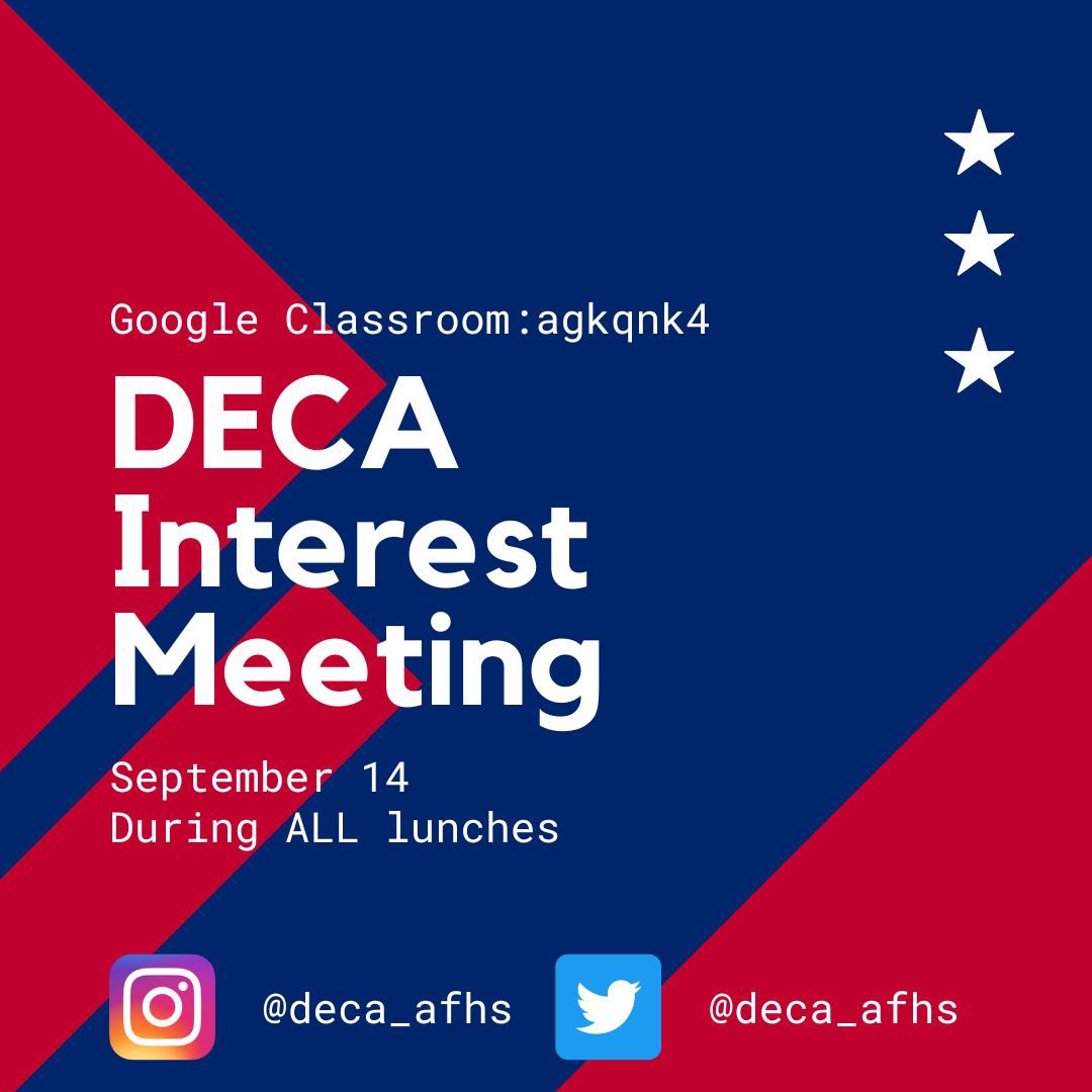 AFHS DECA tweet media