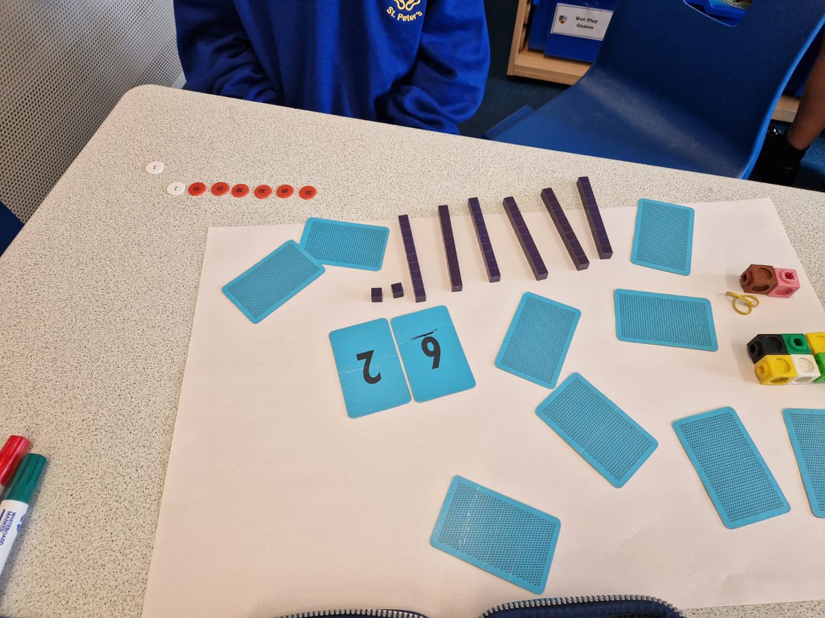 StPetersJunior's tweet photo. There have been various opportunities for pupils to carry out practical maths this week. Children have been able to create numbers using various different resources and representations. @MathsHias #cpamaths #lifeinallfullness https://t.co/YEPYThoPYl