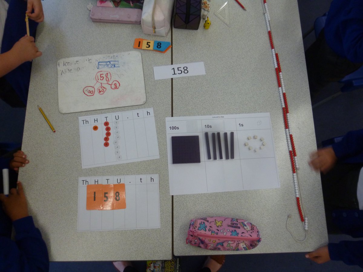 StPetersJunior's tweet photo. There have been various opportunities for pupils to carry out practical maths this week. Children have been able to create numbers using various different resources and representations. @MathsHias #cpamaths #lifeinallfullness https://t.co/YEPYThoPYl