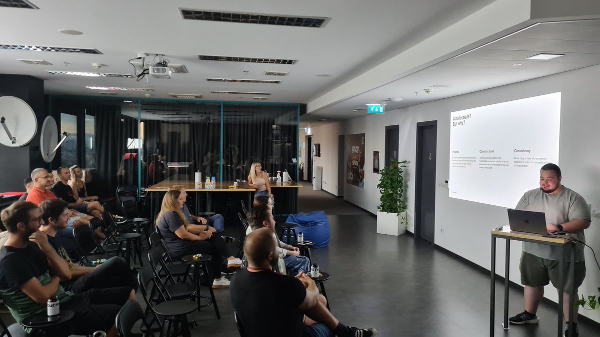 Novi meetup je poceo! Goran prica kako su u <a href="/infinum/">Infinum</a> napravili Gutenberg vise gut

#wpmeetupzg #meetup #WordPress