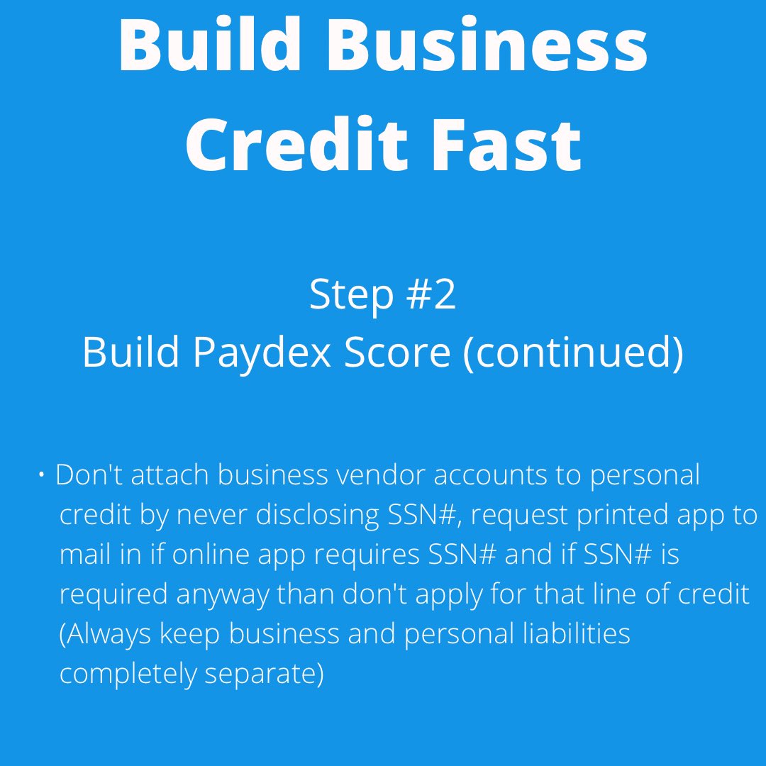 CreditRepair937's tweet photo. Build Business Credit Fast! pt.2
#business #credit #paydex #dunnsandbradstreet https://t.co/rXQCVFozUy