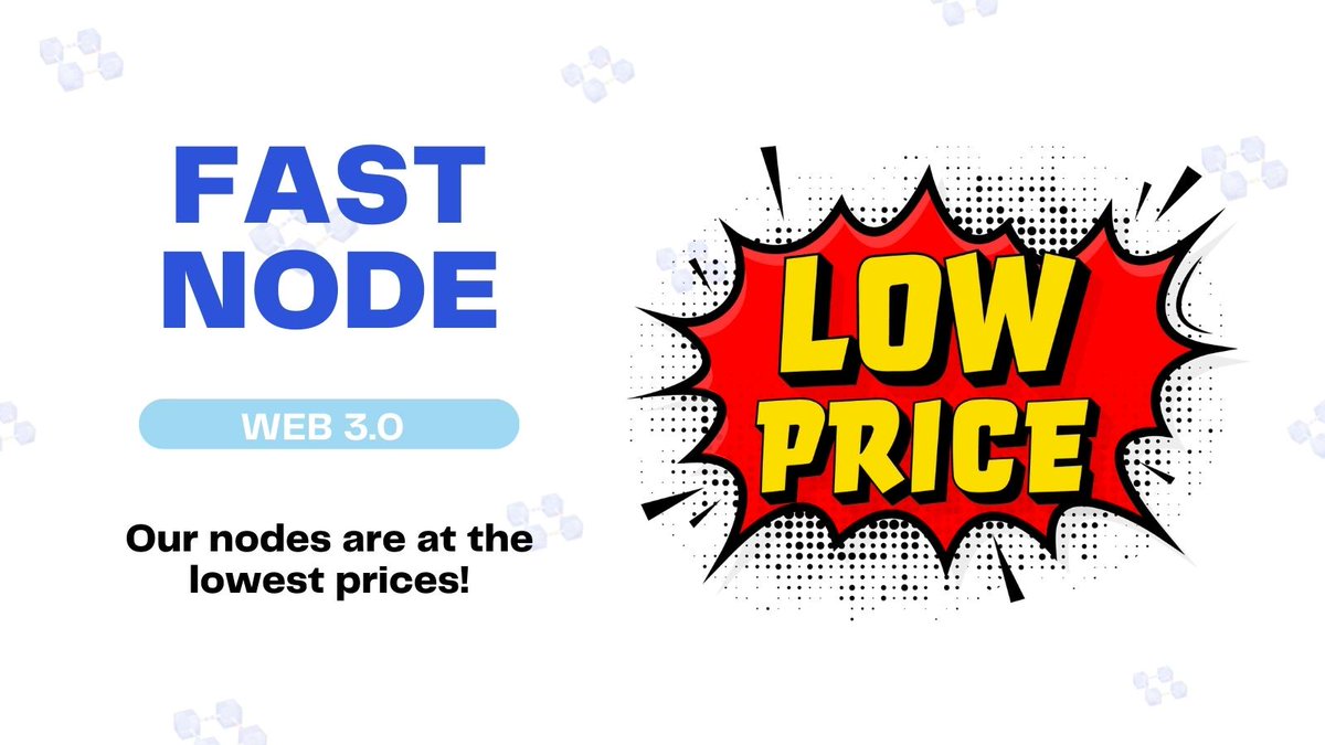 Fastnodeio's tweet photo. 💥#FastNode provides some of the best #nodes at a lower price than the competition!💥

Didn't know?

✅Direct on Telegram: @georgewilstein or @Eugen_Kozulksi_FastNodeio
and see it for yourself!

☑️Our website: https://t.co/FbeVEvVlMv

#blockchain #nodeprovider https://t.co/DBHpv5Brb3