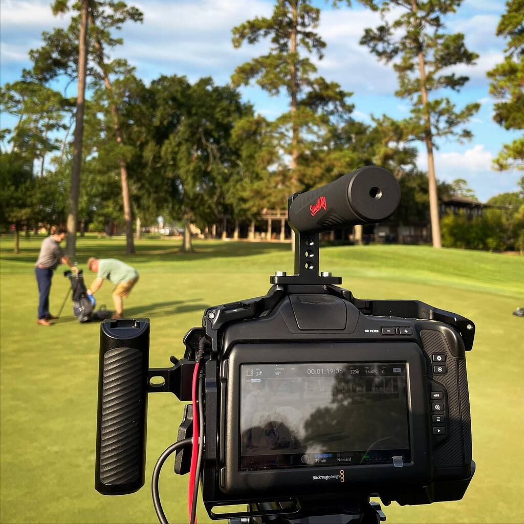 jakestarkey's tweet photo. Beautiful day for a shoot at Golfcrest with @carytheperrin, @texasdorian &amp; @hughtrothofficial for the Chamber Golf Tournament October 3. https://t.co/3m4u6tDIZQ https://t.co/BcTNYbKkpz