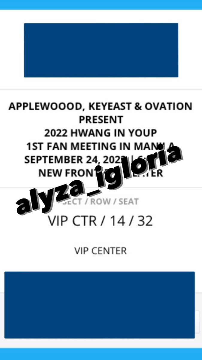 alyza_igloria's tweet photo. WTS/ LFB

Have: one VIP ticket for Hwang In Youp fan meeting in Manila (VIP Center / row 14/ seat 32)

Selling it for ₱8,000 only. Super discounted na. 

RFS: nakakuha ako ng mas malapit na seat. https://t.co/Cqe9aygaDR