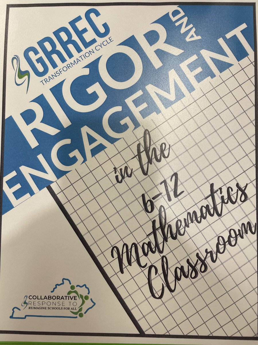 mlneal's tweet photo. On the right path to ensuring all students succeed. #tc612math ⁦@GRRECKY⁩ https://t.co/N965DX9VRs