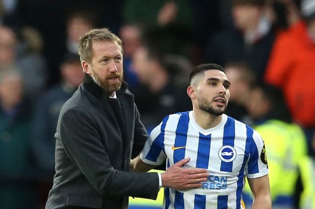 Mikey_CPFC's tweet photo. 🚨 Fun fact 🚨

Both Graham Potter &amp; Neal Maupay were at Brighton &amp; Hove Albion for 3 years.

Neither of them ever beat Crystal Palace. https://t.co/y6yCtX5MXP