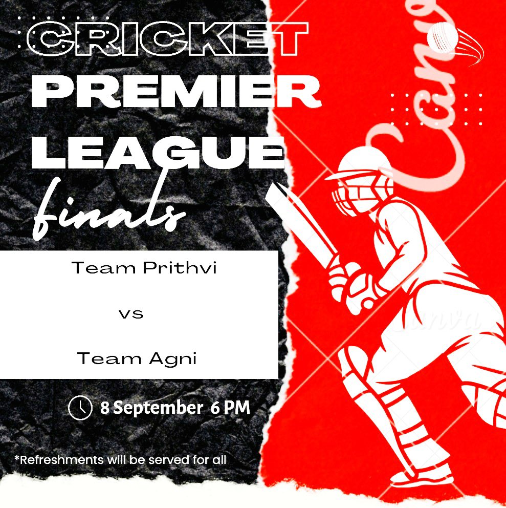 Delighted to join IFS officer trainees in the final of the cricket 🏏 premier league. Team Agni edges out Team Prithvi in a keenly fought game. Congratulations to both teams 🎉 @MounicaR2k10 @rajatub @Anmolam_IFS @soumith_raju @veenassuthan @arunapn_ifs