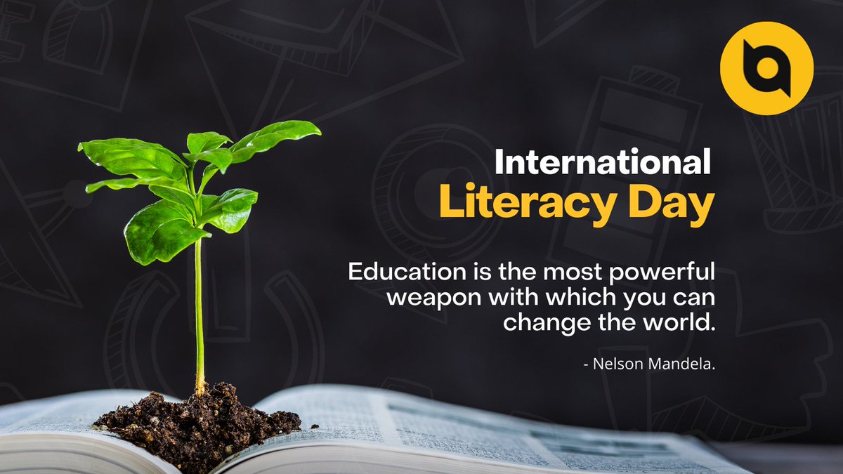 kurobi_io's tweet photo. Be inspired to empower and motivate the world to work towards spreading the importance of education.
Happy International literacy Day!
#nationalliteracyday2022 #nationalliteracyday
#kurobi #kuro #livestreamingplatform #create2earn #monetizeyourtime https://t.co/s1REpbFTCw