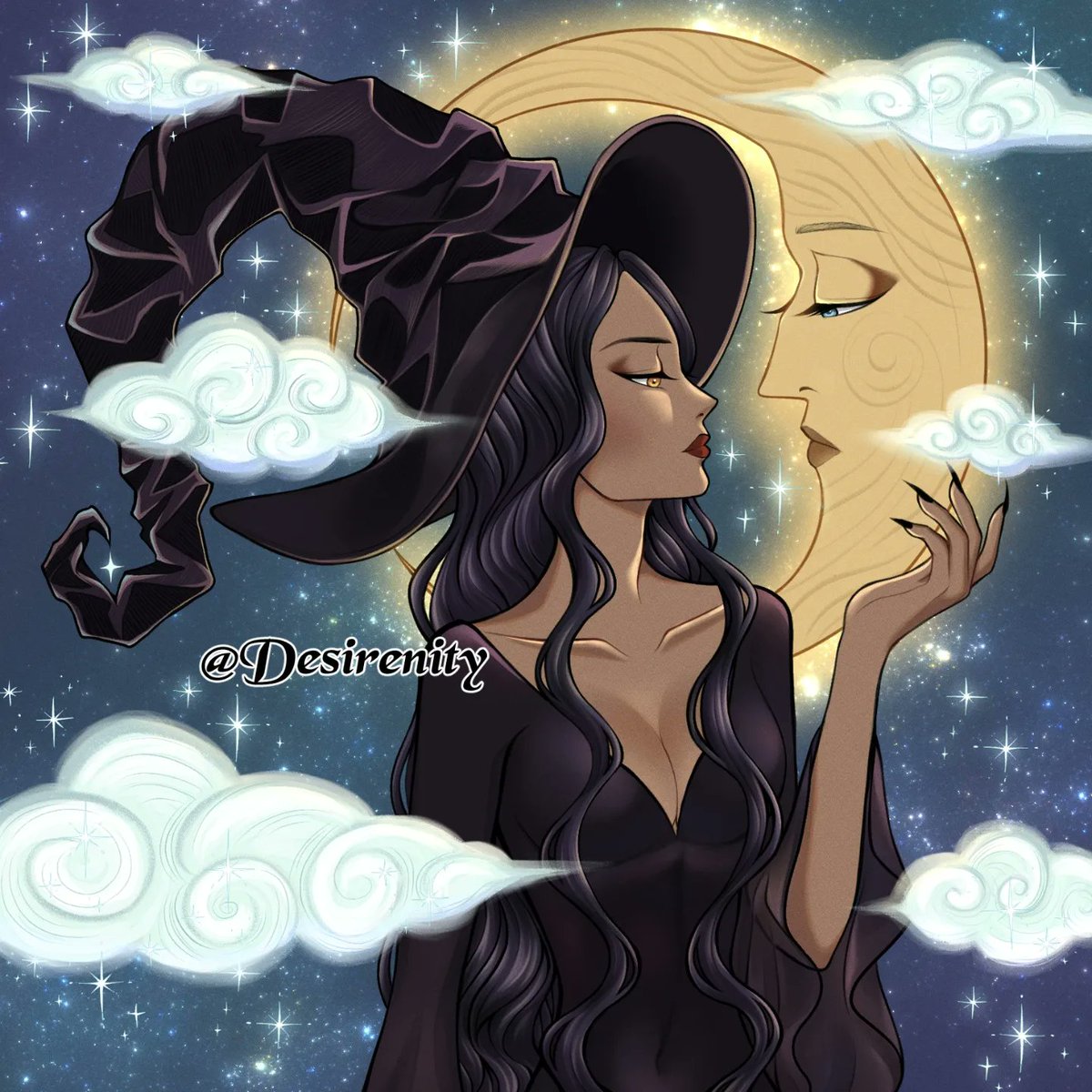 desirenity_'s tweet photo. 🌌 Moon Witch 🌙
What's your favorite moon phase? 🌑🌒🌓🌔🌕🌖🌗🌘
-Tags-
#witchyart #witch #witchyvibes  #darkart #witchart #witchy #moonwitch #artistontwittter #witchaesthetic #moon #moonart #artoftheday #witchstyle #artwitch #magicalart #magickal https://t.co/SCIuN1Tkjk