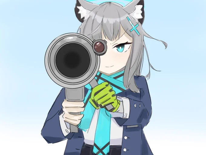 #ブルアカ シロコバズーカ 