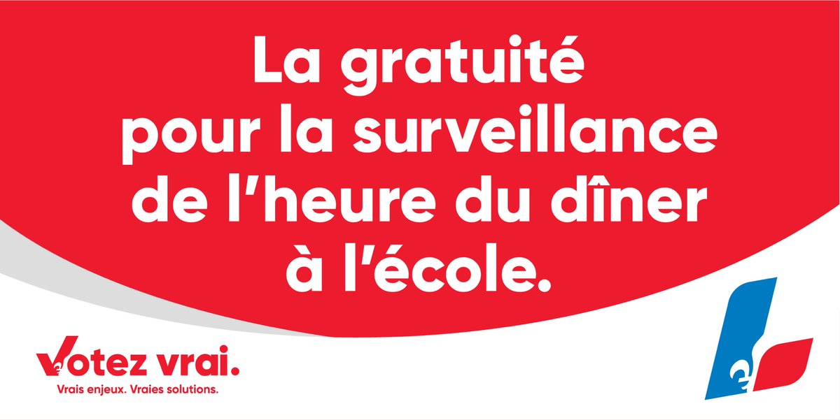 chantalgag's tweet photo. Notre plan portefeuille tient compte de toutes les réalités et ne laisse personne de côté. 

👉Nous proposons que le service de garde du dîner soit offert gratuitement pour donner un coup de main aux parents! 
@LiberalQuebec https://t.co/ubbHT2DMCi