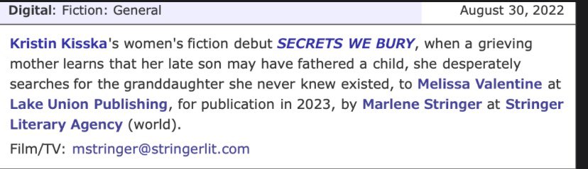 #bookdeal excited for this emotional, page-turning debut!