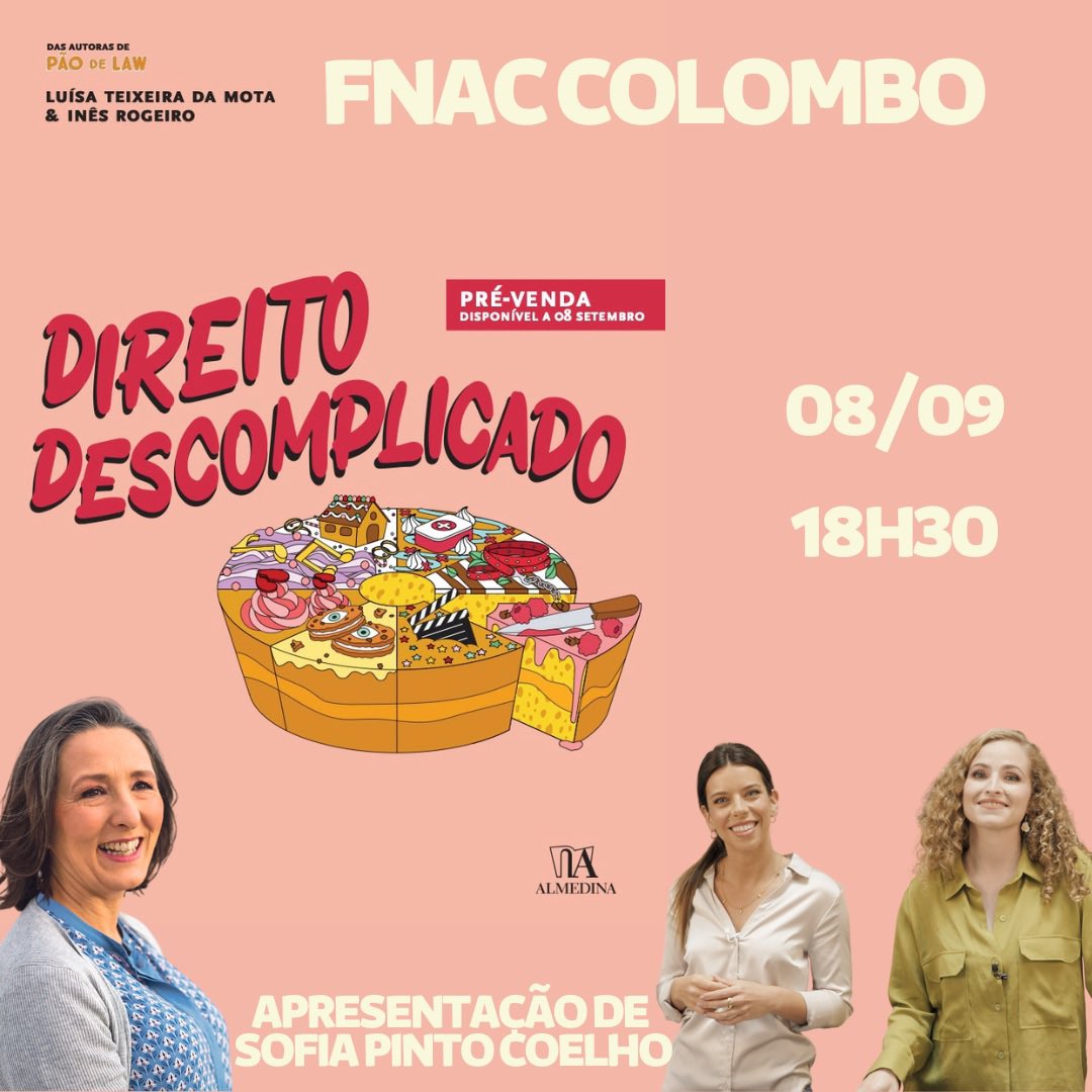LuisaTMota's tweet photo. Hoje às 18:30 na Fnac do Colombo! Até já https://t.co/mLJDJBajnZ