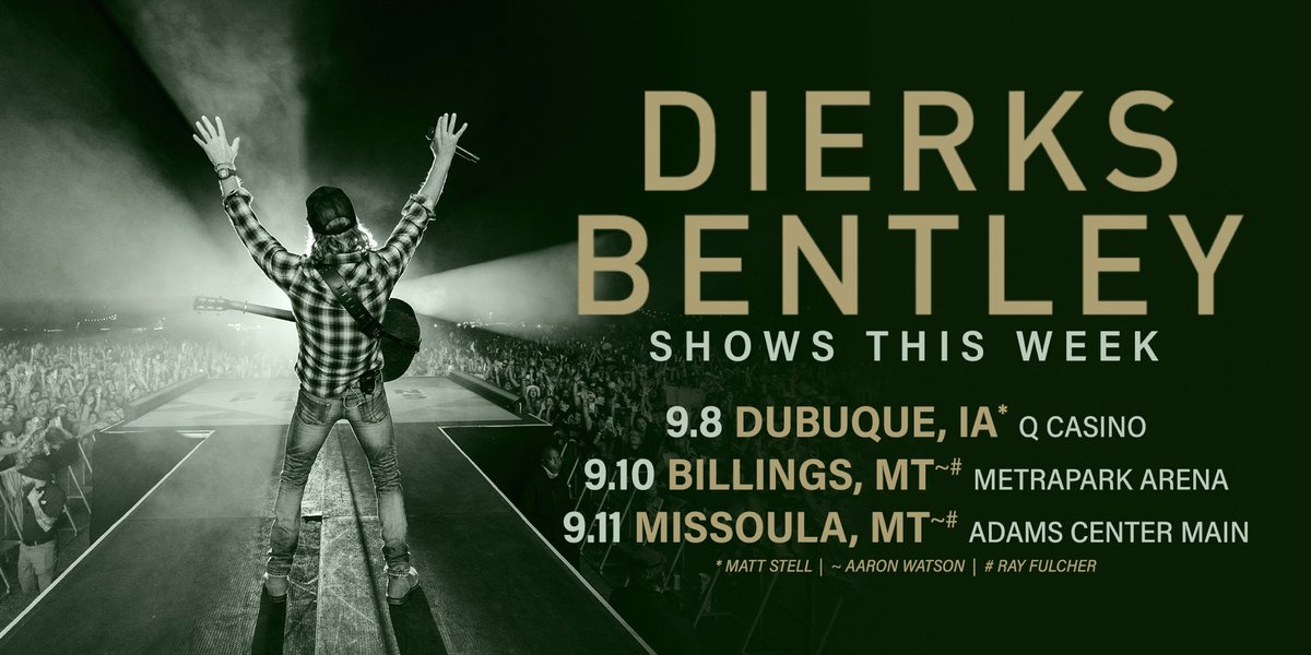Headed back out west for a few shows… who’s coming?!